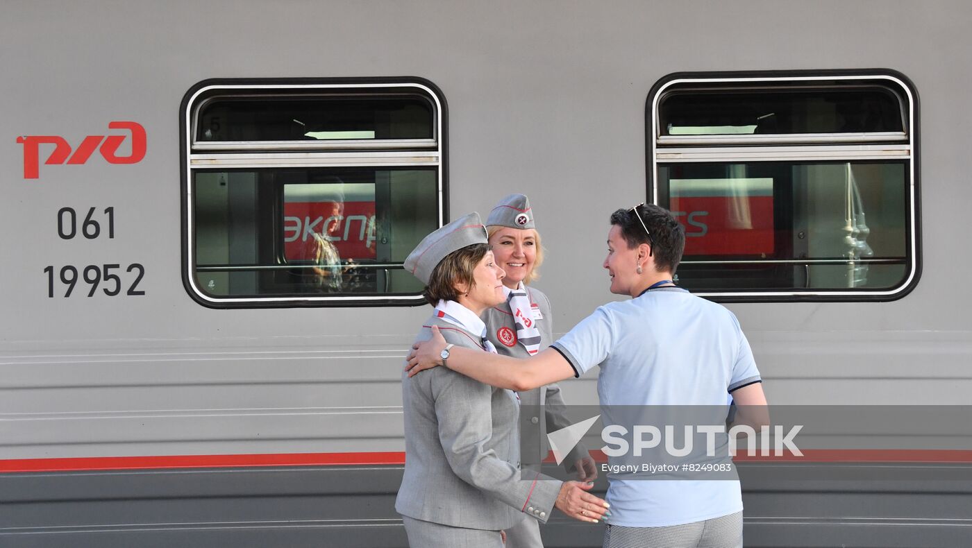 Russia Belarus Tourist Train