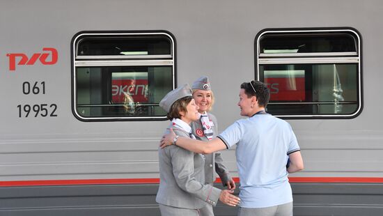 Russia Belarus Tourist Train