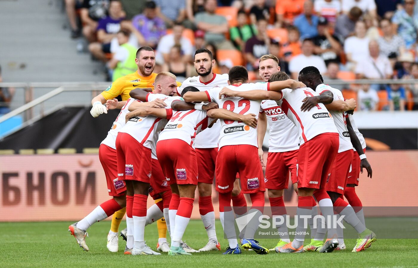 Russia Soccer Premier-League Ural - Spartak