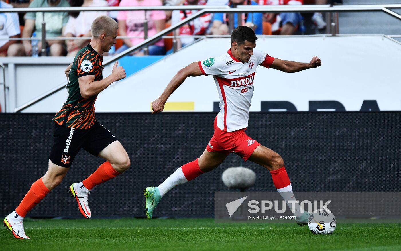 Russia Soccer Premier-League Ural - Spartak