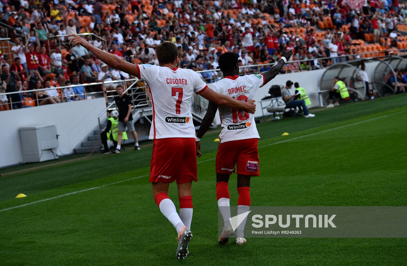 Russia Soccer Premier-League Ural - Spartak