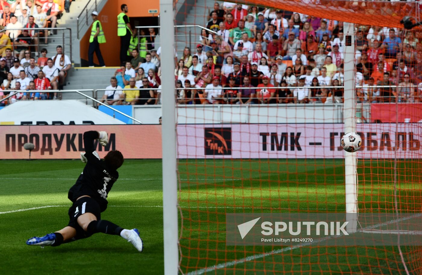 Russia Soccer Premier-League Ural - Spartak