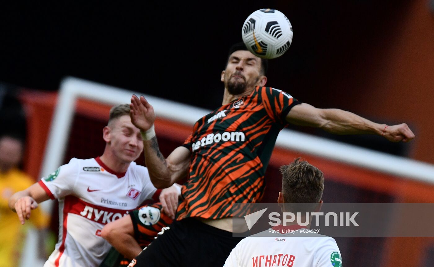 Russia Soccer Premier-League Ural - Spartak