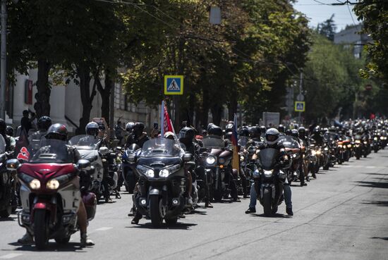 Russia Crimea Bike Show