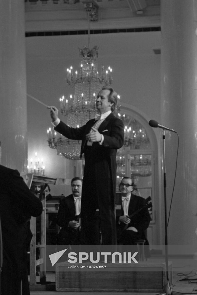 Music conductor Nikolai Nekrasov