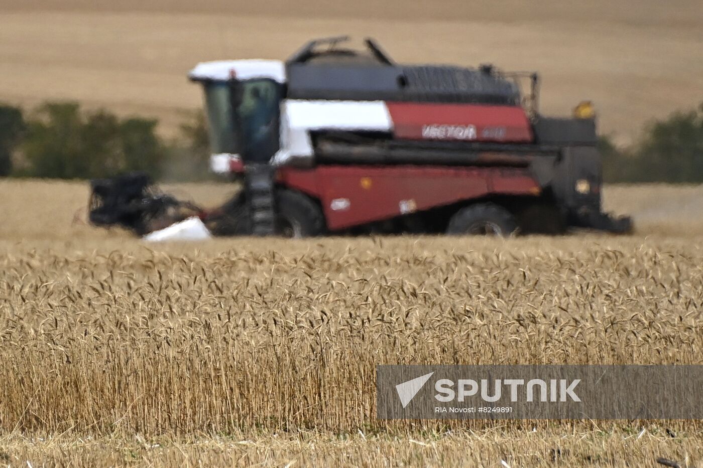 DPR Russia Ukraine Military Operation Wheat Harvesting