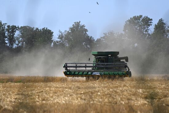 DPR Russia Ukraine Military Operation Wheat Harvesting