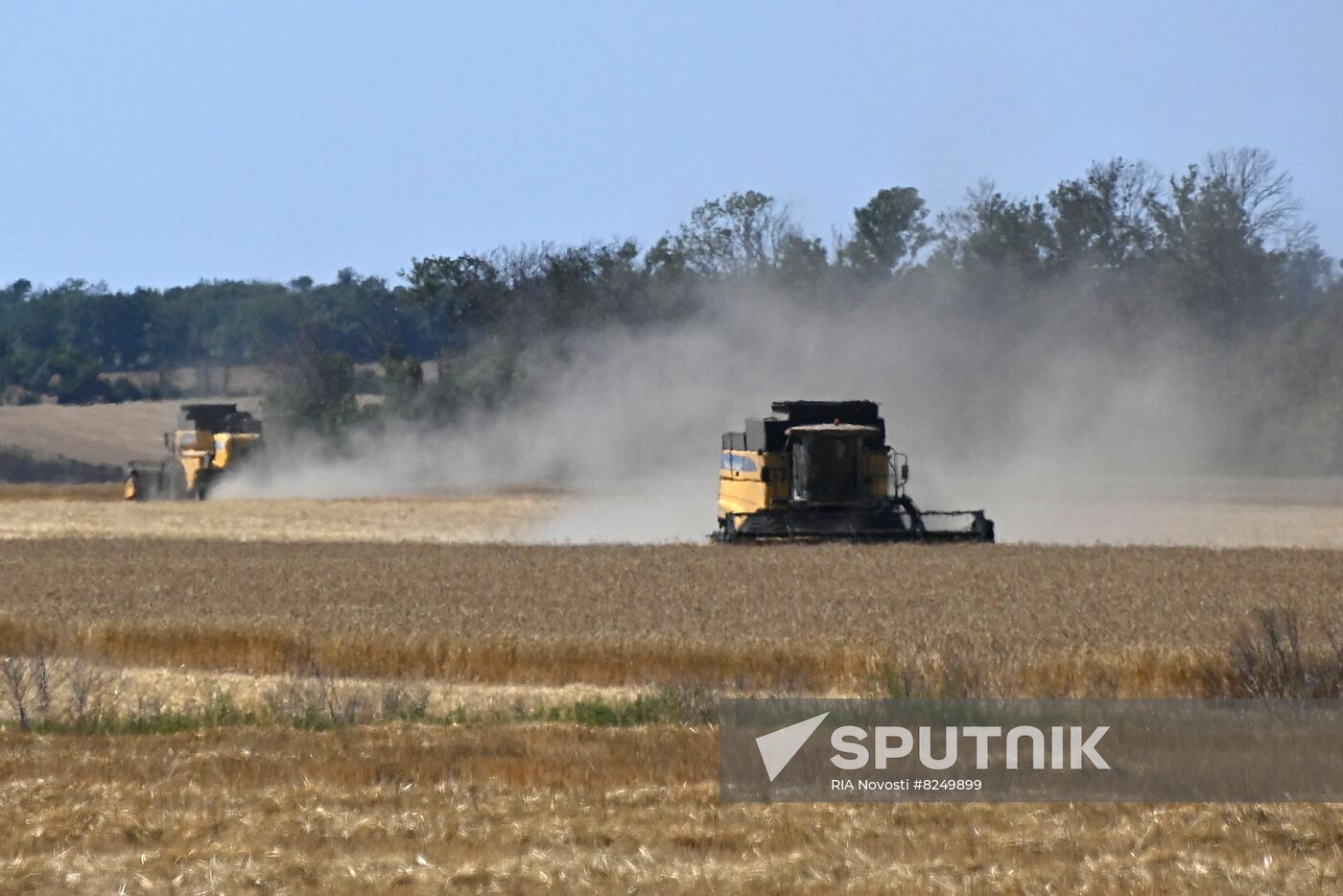 DPR Russia Ukraine Military Operation Wheat Harvesting