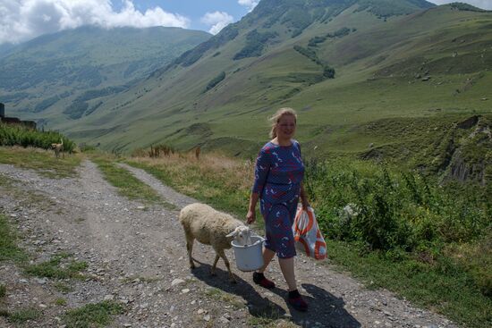 Russia North Caucasus Cheese Production