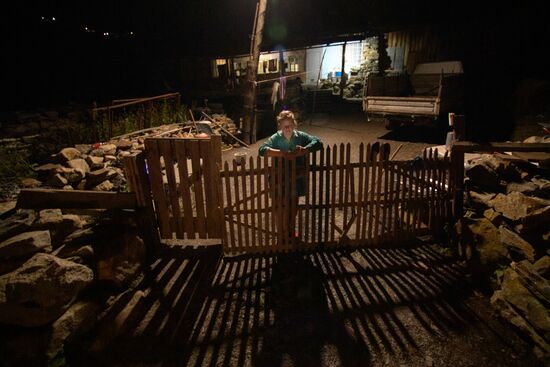 Russia North Caucasus Cheese Production