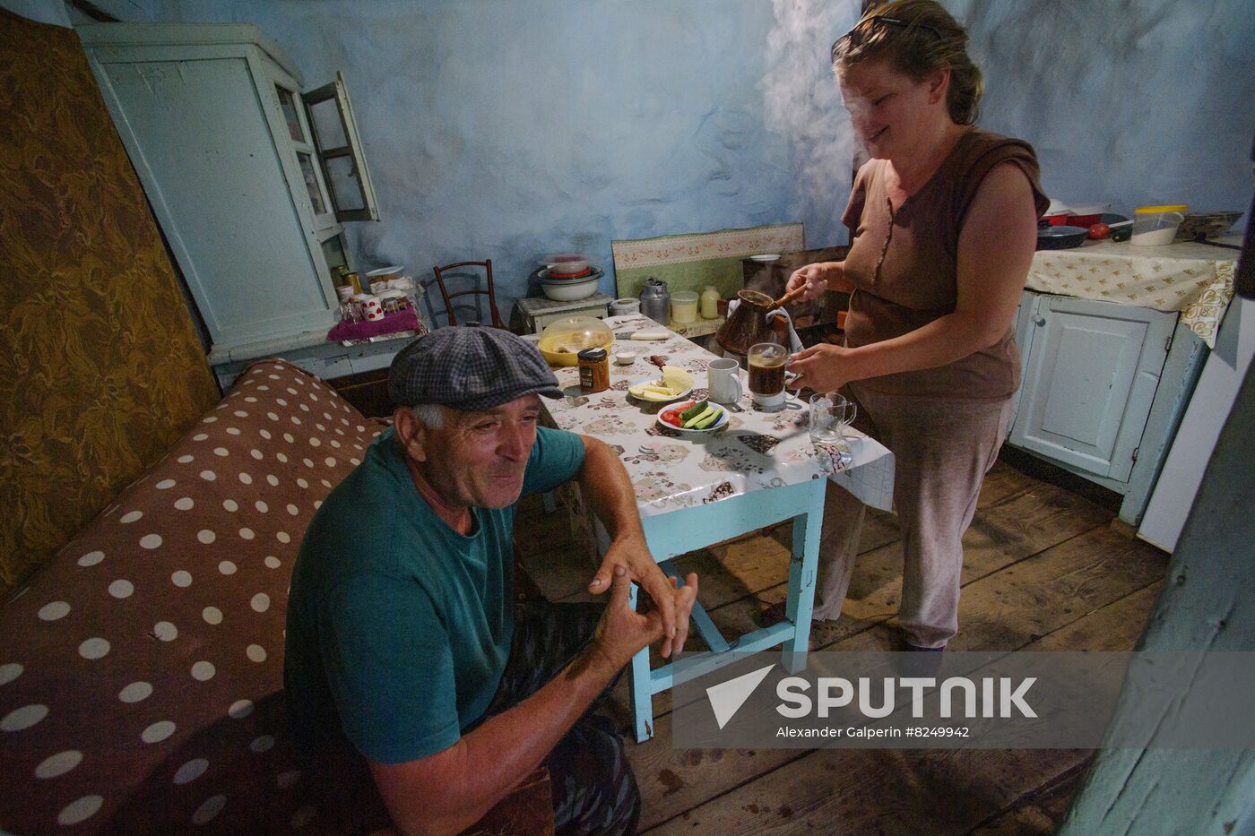 Russia North Caucasus Cheese Production