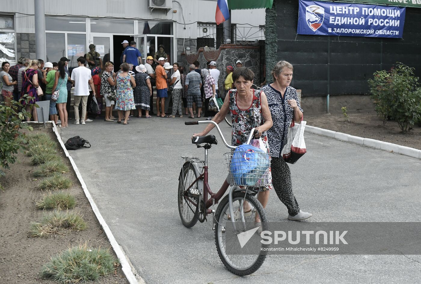 Ukraine Russia Military Operation Humanitarian Aid