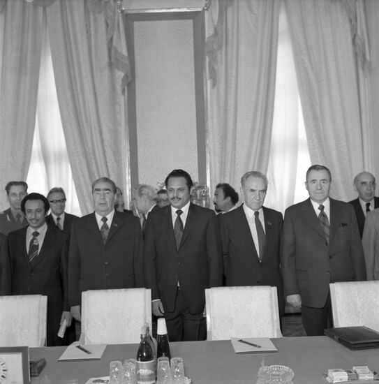 Delegation of People's Democratic Republic of Yemen visits USSR