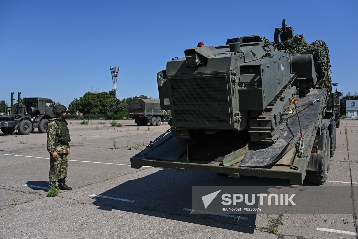 DPR Russia Ukraine Military Operation Sapper Robots