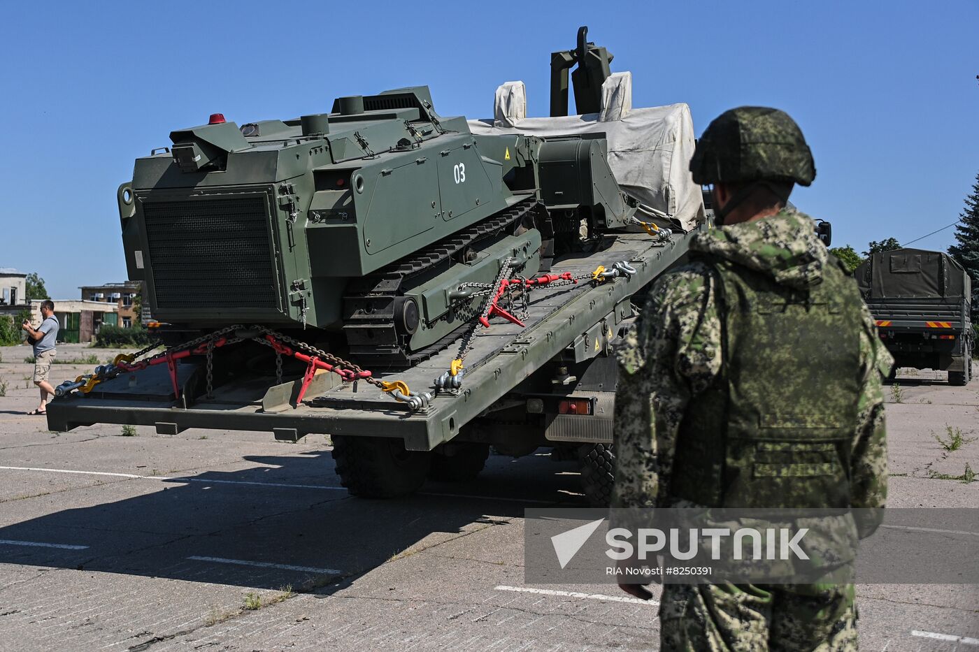 DPR Russia Ukraine Military Operation Sapper Robots
