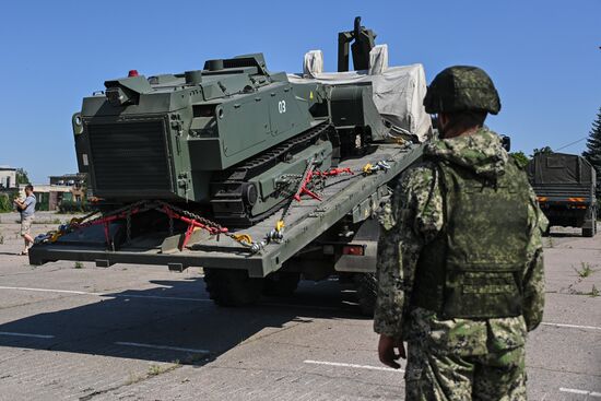 DPR Russia Ukraine Military Operation Sapper Robots