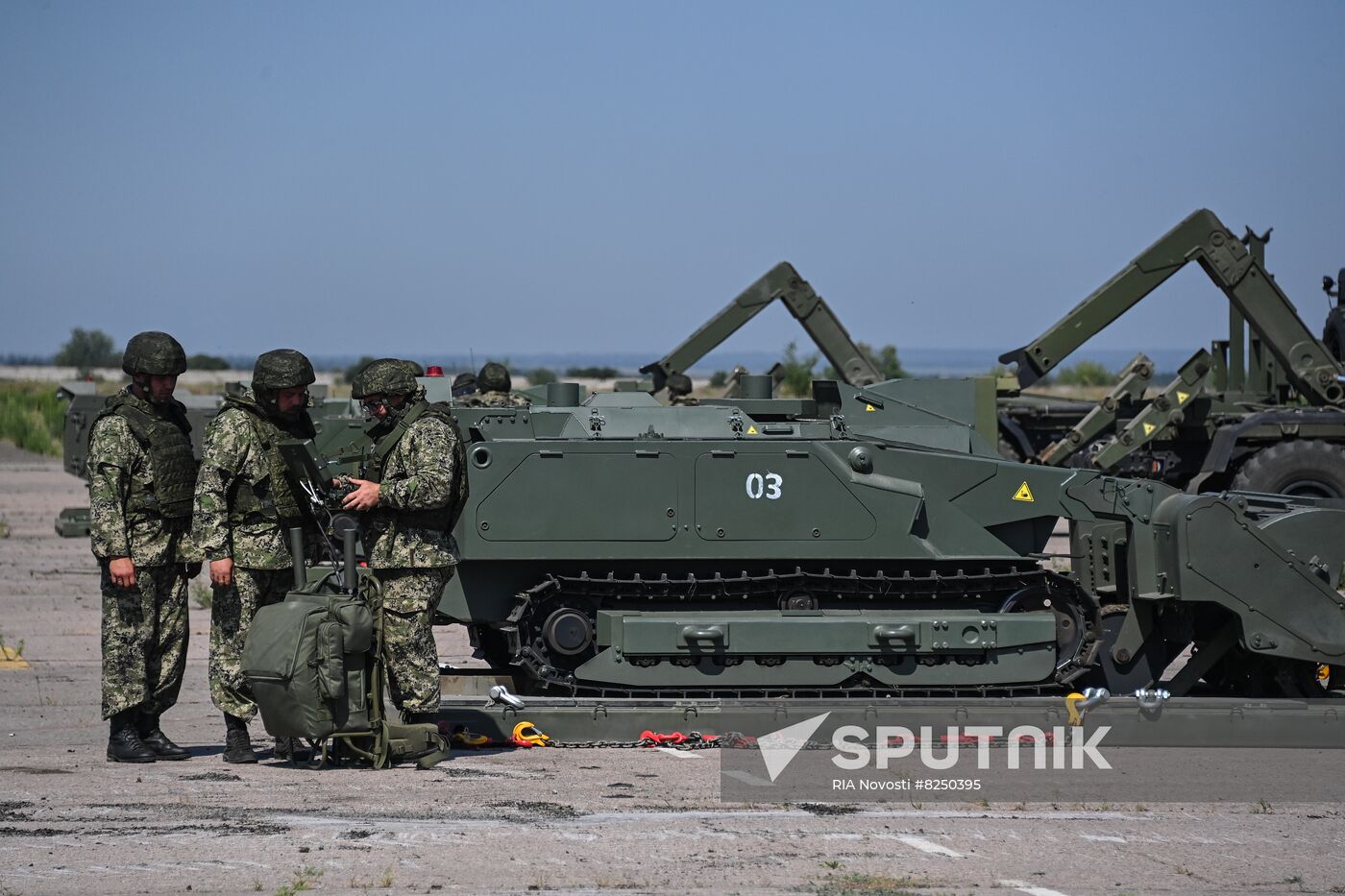 DPR Russia Ukraine Military Operation Sapper Robots