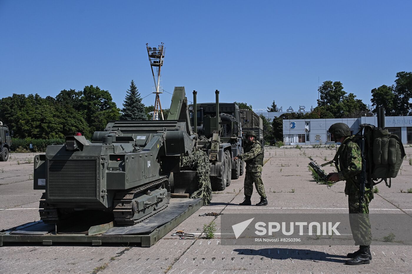 DPR Russia Ukraine Military Operation Sapper Robots