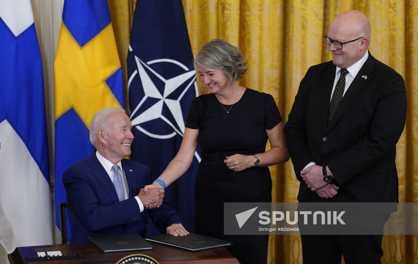 US Finland Sweden NATO Accession