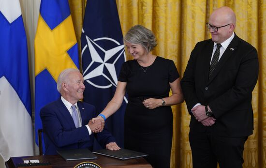 US Finland Sweden NATO Accession