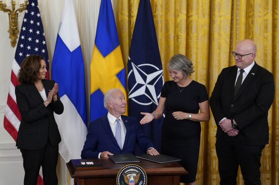 US Finland Sweden NATO Accession