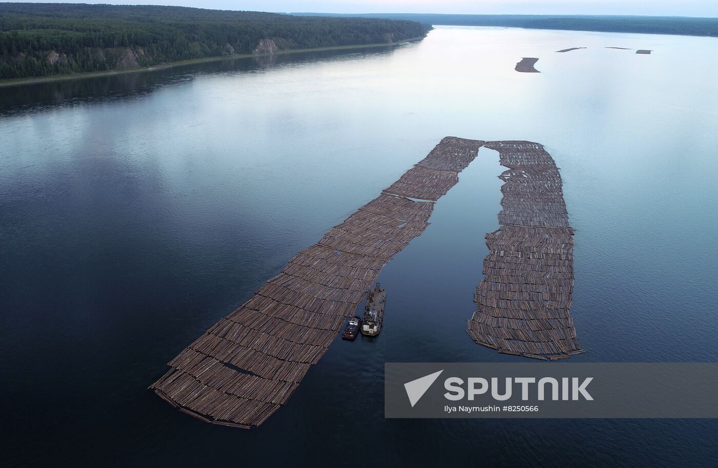 Russia Timber Rafting
