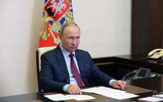 Russia Putin River Bridge Opening