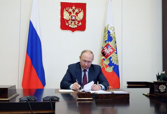 Russia Putin River Bridge Opening