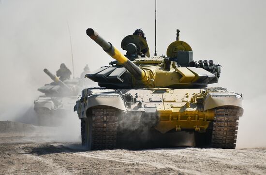 Russia Army Games Tank Biathlon Preparations