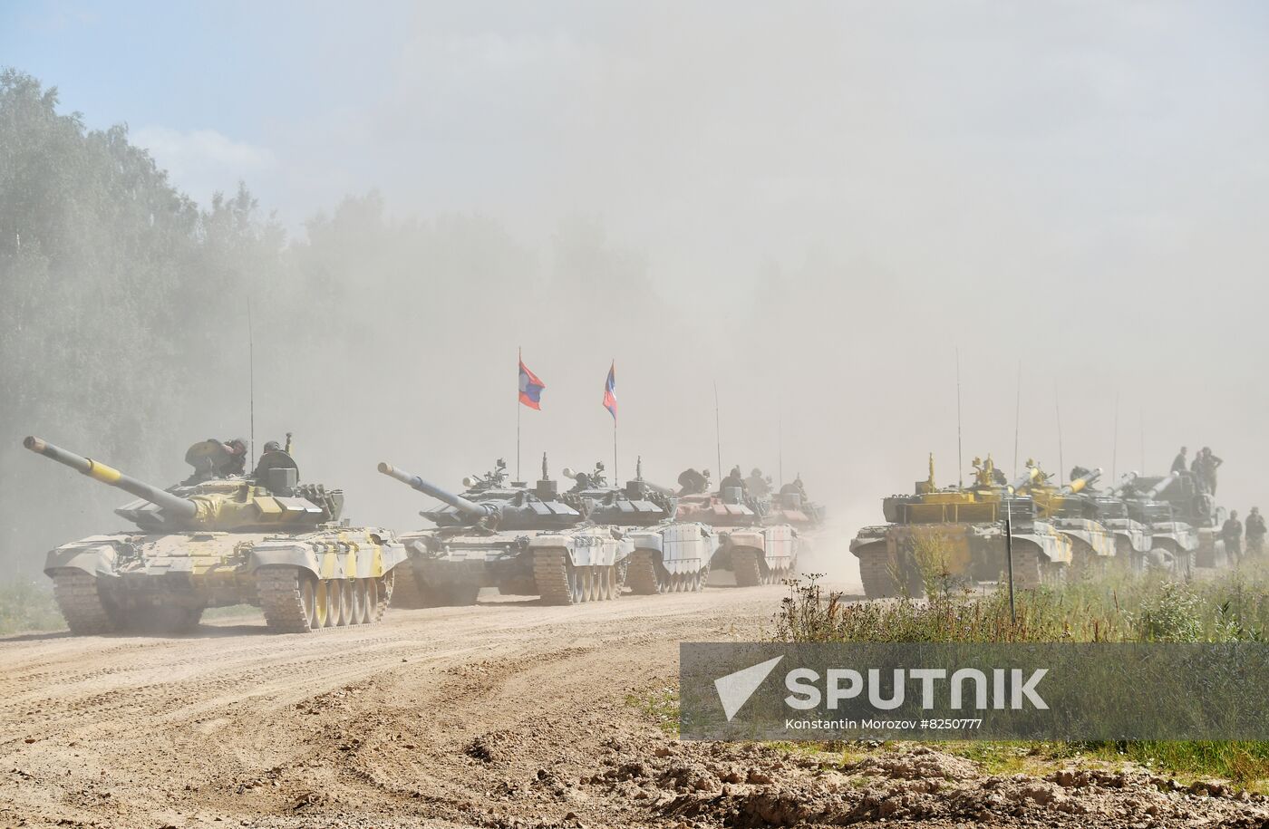 Russia Army Games Tank Biathlon Preparations