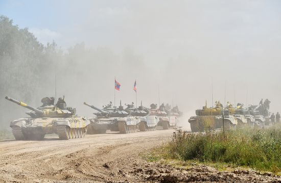 Russia Army Games Tank Biathlon Preparations