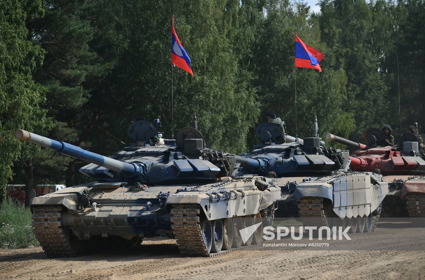 Russia Army Games Tank Biathlon Preparations