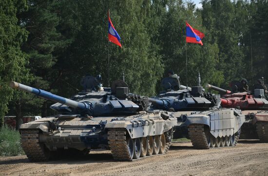 Russia Army Games Tank Biathlon Preparations