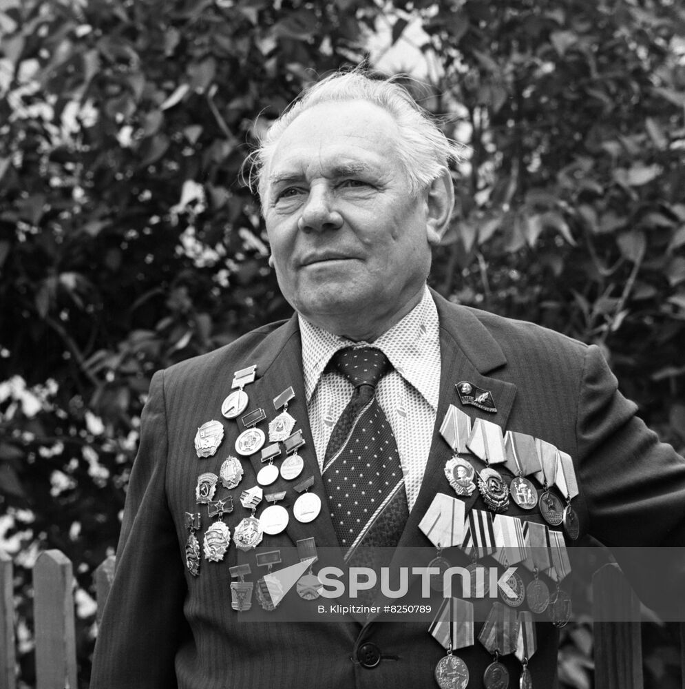 Steel worker Ivan Polegayev