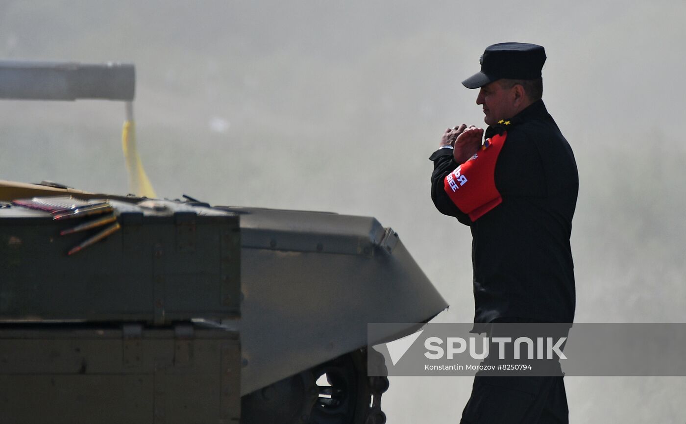 Russia Army Games Tank Biathlon Preparations