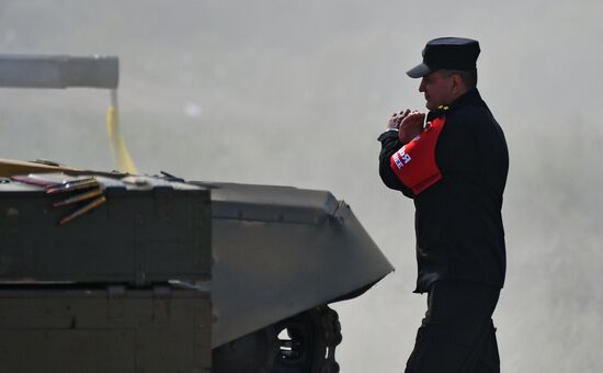 Russia Army Games Tank Biathlon Preparations
