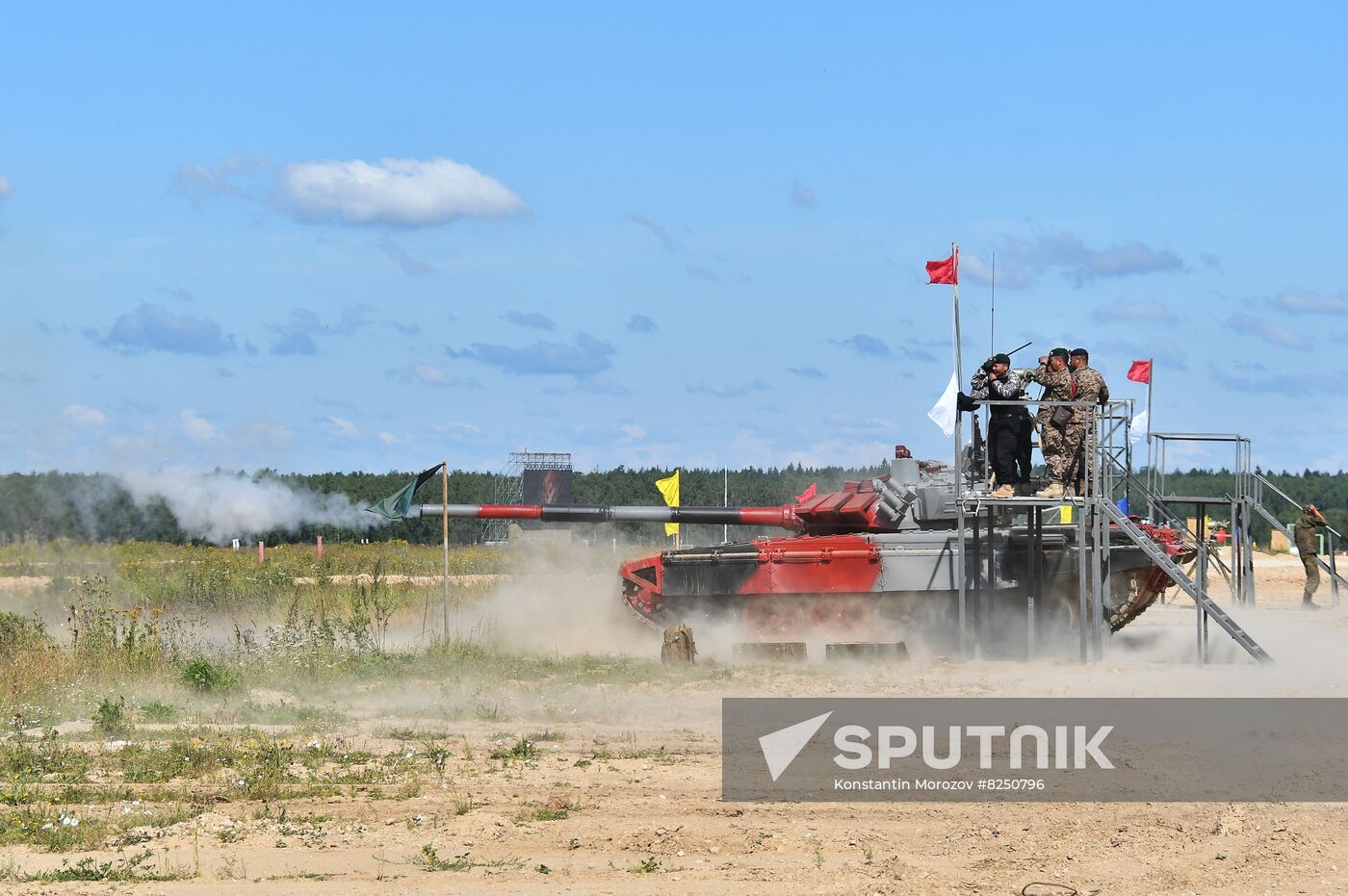 Russia Army Games Tank Biathlon Preparations
