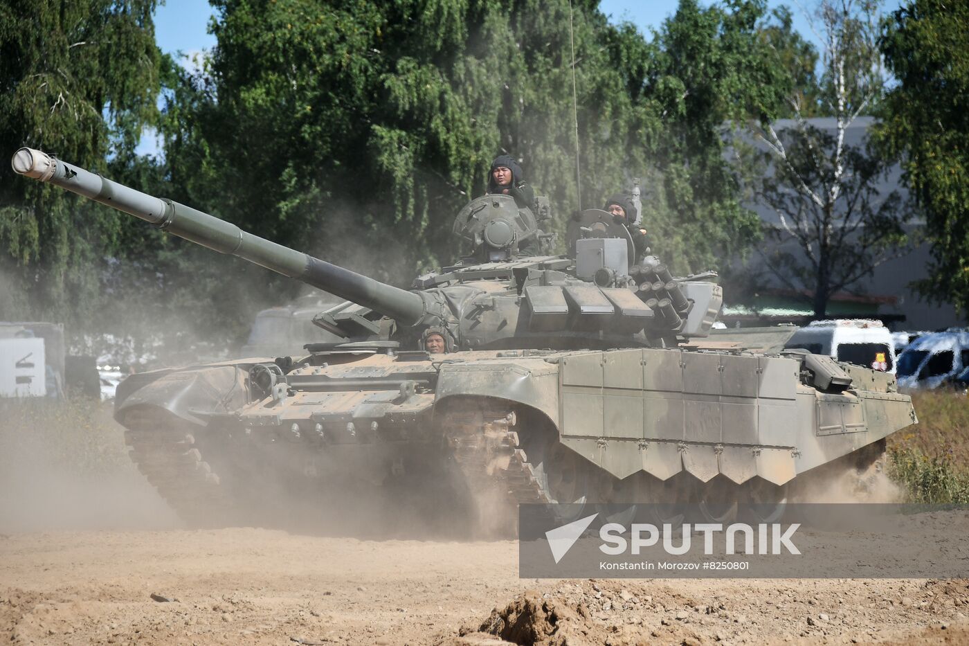 Russia Army Games Tank Biathlon Preparations