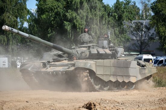 Russia Army Games Tank Biathlon Preparations