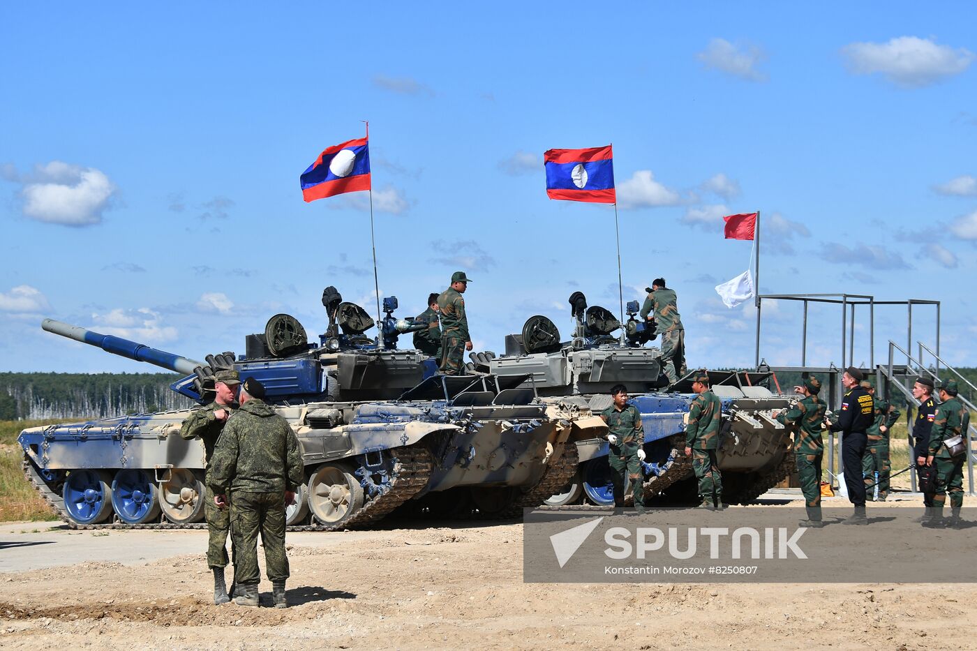 Russia Army Games Tank Biathlon Preparations