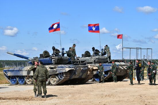 Russia Army Games Tank Biathlon Preparations