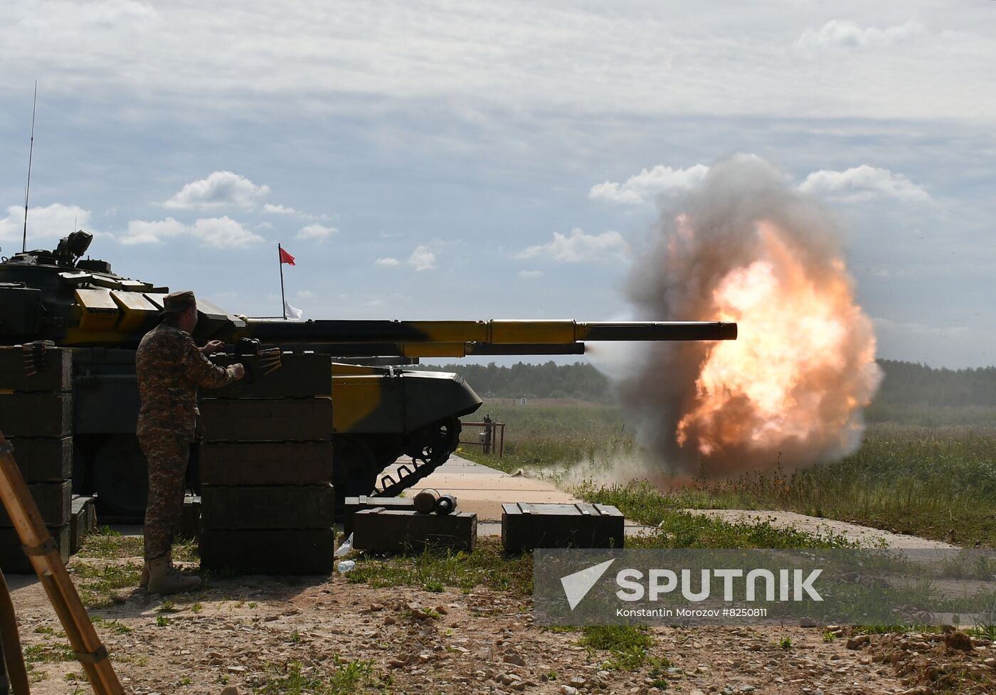 Russia Army Games Tank Biathlon Preparations