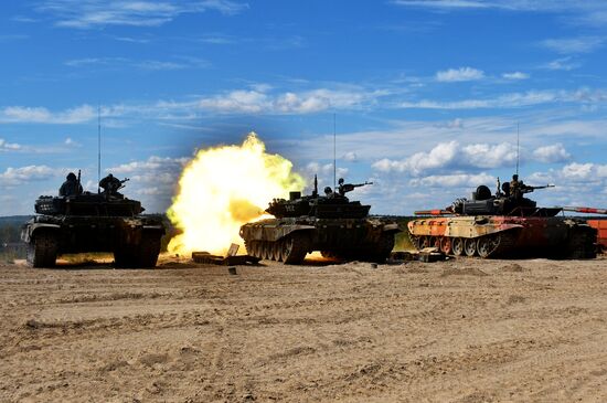 Russia Army Games Tank Biathlon Preparations