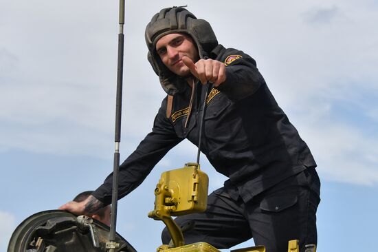 Russia Army Games Tank Biathlon Preparations