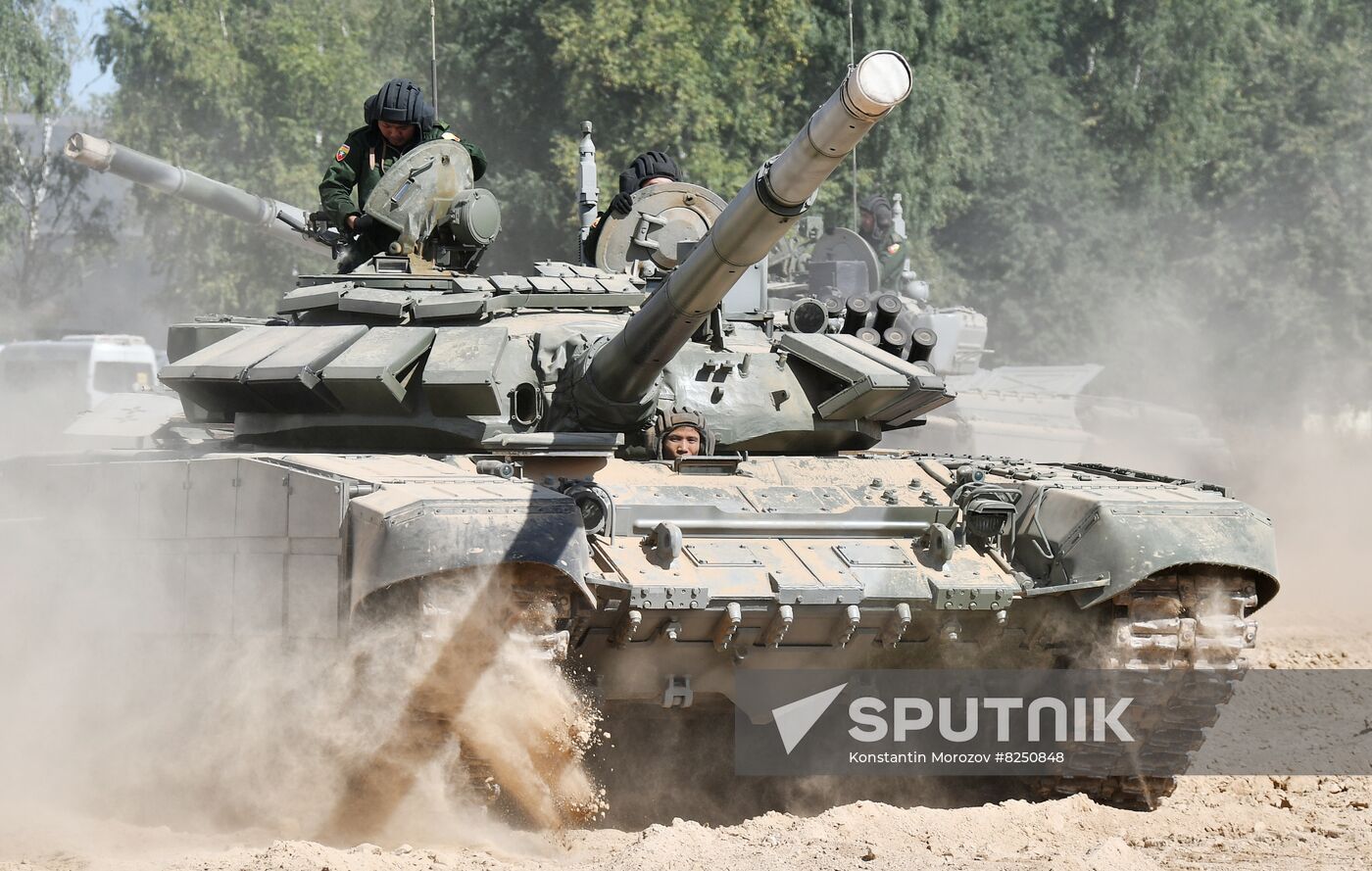 Russia Army Games Tank Biathlon Preparations