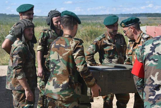 Russia Army Games Tank Biathlon Preparations