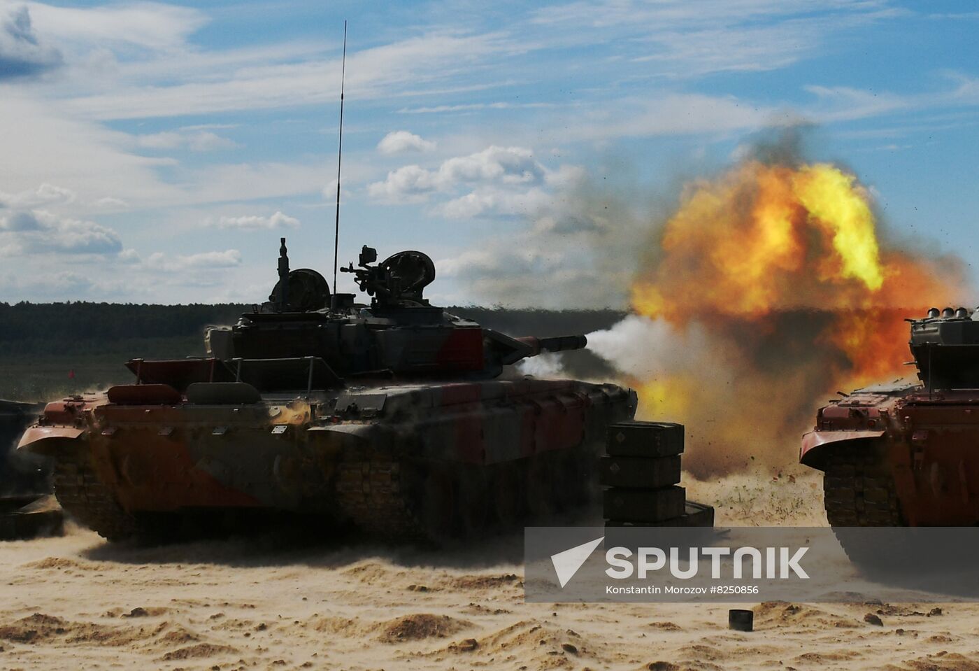 Russia Army Games Tank Biathlon Preparations