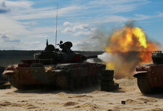 Russia Army Games Tank Biathlon Preparations