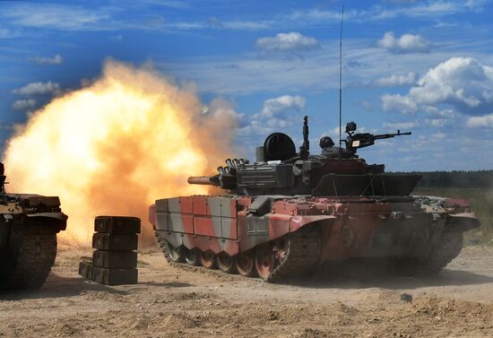 Russia Army Games Tank Biathlon Preparations
