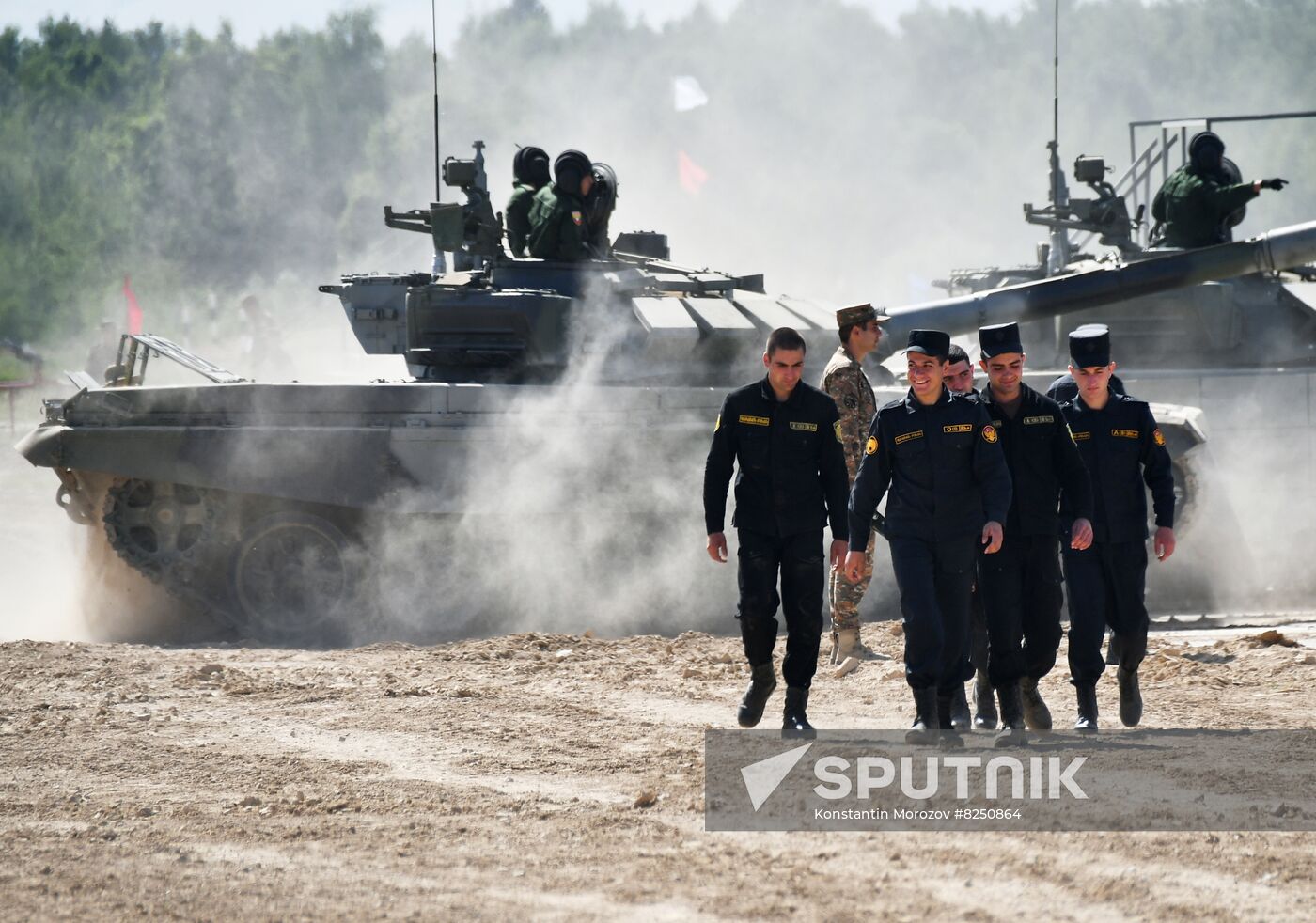 Russia Army Games Tank Biathlon Preparations